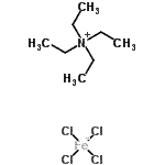 CAS 登录号：14240-75-6， N,N,N-三乙基乙铵四氯高铁酸盐(1-)