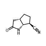 CAS#: 142434-00-2, (3aS,6R,6aR)-2-Oxooctahydrocyclopenta[b]Pyrrole-6-Carbonitrile