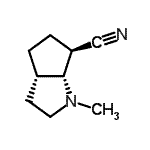 CAS 登录号：142434-04-6， (3aS,6R,6aR)-1-甲基八氢环戊烯并[b]吡咯-6-甲腈