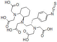 CAS 登录号：142434-84-2， 2-[[(1R)-2-(二(羧甲基)氨基)环己基]-[(2S)-2-(二(羧甲基)氨基)-3-(4-异硫氰酸基苯基)丙基]氨基]乙酸