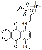 CAS#: 14254-18-3, 3-[[9,10-Dihydro-4-(Methylamino)-9,10-Dioxo-1-Anthryl]Aminopropyl]Trimethylammonium Methyl Sulphate