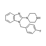 CAS 登录号：142617-98-9， 1-(4-氟苄基)-2-(1-哌嗪基)-1H-苯并咪唑