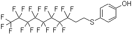 CAS#: 142623-70-9, 4-[(3,3,4,4,5,5,6,6,7,7,8,8,9,9,10,10,10-Heptadecafluorodecyl)Sulfanyl]Phenol