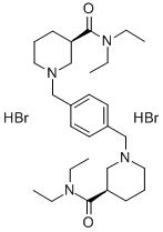 CAS 登录号：142632-31-3， (3R)-1-[[4-[[(3R)-3-(二乙基氨基甲酰)哌啶-1-基]甲基]苯基]甲基]-N,N-二乙基哌啶-3-甲酰胺二氢溴酸盐