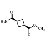 CAS 登录号：142733-62-8， 甲基顺式-3-氨基甲酰环丁烷羧酸酯