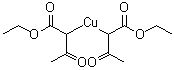 CAS 登录号：14284-06-1， 二(1-乙氧基-1,3-二氧代-2-丁烷基)铜