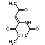 CAS 登录号：142937-78-8， 甲基(2Z)-2-乙酰氨基-4-氧代-2-戊烯酸酯