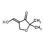 CAS 登录号：142996-71-2， (4E)-4-(羟基亚甲基)-2,2-二甲基二氢-3(2H)-呋喃酮