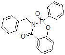 CAS 登录号：143000-20-8， 8-氧代-8-苯基-9-(苯基甲基)-7-氧杂-9-氮杂-8-磷杂双环[4.4.0]癸-1,3,5-三烯-10-酮