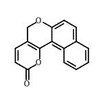 CAS 登录号：143034-67-7， 2H,5H-苯并[f]吡喃并[3,2-c]苯并吡喃-2-酮
