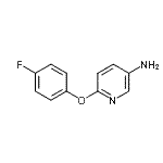 CAS 登录号：143071-78-7， 6-(4-氟苯氧基)-3-吡啶胺