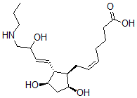 CAS#: 143134-34-3, (Z)-7-[(1R,2R,3R,5S)-3,5-Dihydroxy-2-[(E)-3-Hydroxy-4-Propylaminobut-1-Enyl]Cyclopentyl]Hept-5-Enoic Acid