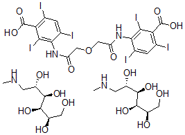 CAS 登录号：14317-18-1， 碘甘卡酸N-甲基葡萄糖胺