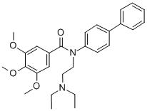 CAS#: 143288-15-7, N-(2-Diethylaminoethyl)-3,4,5-Trimethoxy-N-(4-Phenylphenyl)Benzamide