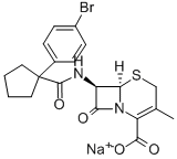 CAS#: 143407-75-4, Sodium (6R,7R)-7-[[1-(4-Bromophenyl)Cyclopentanecarbonyl]Amino]-3-Methyl-8-Oxo-5-Thia-1-Azabicyclo[4.2.0]Oct-2-Ene-2-Carboxylate