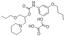 CAS#: 143503-39-3, Oxalic Acid [1-(1-Piperidyl)-3-Propoxy-Propan-2-Yl] N-(3-Butoxyphenyl)Carbamate