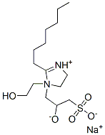 CAS#: 14351-00-9, 2-Heptyl-1-(2-Hydroxyethyl)-1-(2-Hydroxy-3-Sulphonatopropyl)-2-Imidazolinium, Monosodium Salt
