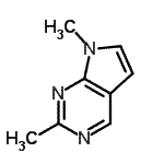 CAS#: 14356-75-3, 2,7-Dimethyl-7H-Pyrrolo[2,3-d]Pyrimidine