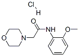 CAS 登录号:143579-15-1, N-(2-甲氧基苯基)-2-吗啉-4-基乙酰胺盐酸盐