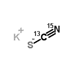 CAS#: 143673-61-4, Potassium (<Sup>13</Sup>C,<Sup>15</Sup>N)Thiocyanate