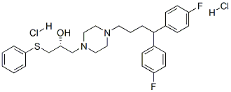 CAS#: 143759-74-4, (2R)-1-[4-[4,4-Bis(4-Fluorophenyl)Butyl]Piperazin-1-Yl]-3-Phenylsulfanylpropan-2-Ol Dihydrochloride
