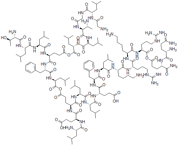 CAS 登录号：143780-69-2， Helical erythrocyte lysing peptide
