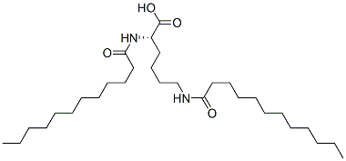 CAS 登录号:14379-54-5, N2,N6-二(1-氧代十二烷基)-L-赖氨酸