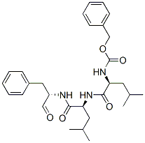 CAS 登录号：143839-79-6， 苯基甲基N-[(2S)-4-甲基-1-[[(2S)-4-甲基-2-[(1-氧代-3-苯基丙烷-2-基)氨基]戊酰]氨基]-1-氧代戊烷-2-基]氨基甲酸酯