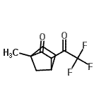 CAS 登录号：143874-05-9， 1-甲基-3-(三氟乙酰基)双环[2.2.1]庚烷-2-酮