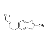 CAS 登录号：1439-74-3， 6-(2-乙氧基乙基)-2-甲基-1,3-苯并噻唑