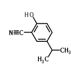 CAS 登录号：143912-49-6， 2-羟基-5-异丙基苯并腈