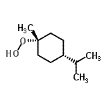 CAS 登录号：143970-13-2， 顺式-4-异丙基-1-甲基环己基氢过氧化物