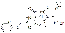 CAS#: 144022-51-5, 4-(Chloromercuric)-phenoxyacetamido penicillin