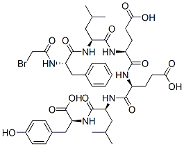 CAS 登录号：144304-34-7， N-溴乙酰基-苯丙氨酰-亮氨酰-谷氨酰-谷氨酰-亮氨酰-酪氨酸
