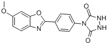 CAS#: 144397-34-2, 4-[4-(6-Methoxy-2-Benzoxazolyl)Phenyl]-1,2,4-Triazolidine-3,5-Dione