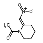 CAS 登录号：144618-89-3， 1-[(2E)-2-(硝基甲基烯)-1-哌啶基]乙酮