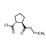 CAS#: 144728-23-4, Ethyl (1R,2R)-2-(Chlorocarbonyl)Cyclopentanecarboxylate