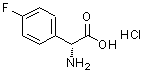 CAS 登录号：144744-41-2， (2R)-氨基(4-氟苯基)乙酸盐酸盐(1:1)