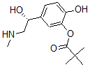CAS 登录号：144750-97-0， [2-羟基-5-[(1R)-1-羟基-2-甲基氨基乙基]苯基]2,2-二甲基丙酸酯