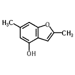 CAS#: 144763-71-3, 2,6-Dimethyl-1-Benzofuran-4-Ol