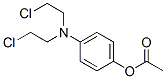 CAS 登录号：1448-93-7， 乙酸4-[二(2-氯乙基)氨基]苯基酯