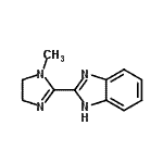 CAS 登录号：14483-97-7， 2-(1-甲基-4,5-二氢-1H-咪唑-2-基)-1H-苯并咪唑