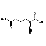 CAS 登录号：144867-14-1， S-{2-[乙酰基(氰基)氨基]乙基}硫代乙酸酯