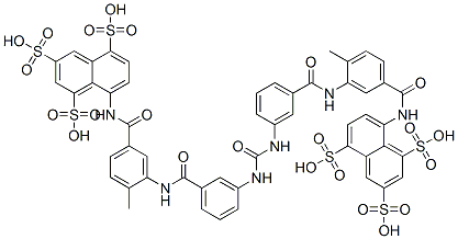 CAS#: 145-63-1, 8-[[4-Methyl-3-[[3-[[3-[[2-Methyl-5-[(4,6,8-Trisulfonaphthalen-1-Yl)Carbamoyl]Phenyl]Carbamoyl]Phenyl]Carbamoylamino]Benzoyl]Amino]Benzoyl]Amino]Naphthalene-1,3,5-Trisulfonic Acid