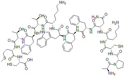 CAS#: 145038-23-9, 2-L-Proline-13-L-Methioninesomatostatin (Sheep Reduced)