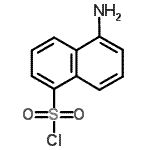 CAS 登录号：145061-31-0， 5-氨基-1-萘磺酰基氯化物