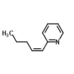 CAS#: 145091-66-3, 2-[(1Z)-1-Penten-1-Yl]Pyridine