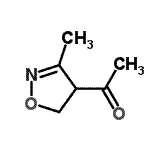 CAS 登录号：145163-27-5， 1-(3-甲基-4,5-二氢-1,2-恶唑-4-基)乙酮