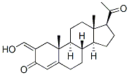 CAS 登录号：1452-25-1， 2-羟基亚甲基黄体酮