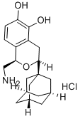 CAS 登录号：145307-34-2， (1R)-3-(1-金刚烷基)-1-(氨基甲基)异色满-5,6-二醇盐酸盐